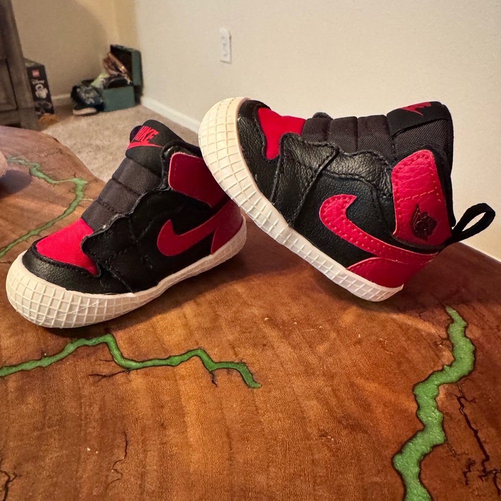 Nike Air Jordan 1 Crib Bootie High Size 2C Black Varsity Royal Baby Newborn